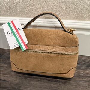 CHEVAL TAN BEIGE Suede Bag